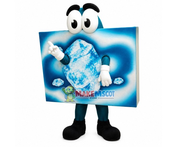 Mint Flavored Sugar-free Chewing Gum Mascot Costume Mint Flavored Sugar-free Chewing Gum Mascot Costume