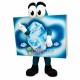 Mint Flavored Sugar-free Chewing Gum Mascot Costume Mint Flavored Sugar-free Chewing Gum Mascot Costume