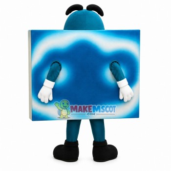 Mint Flavored Sugar-free Chewing Gum Mascot Costume Mint Flavored Sugar-free Chewing Gum Mascot Costume