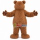 Plush Furry Brown Bear Mascot Costume Plush Furry Brown Bear Mascot Costume