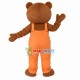 Eyebrow Bear In Pocket Pants Mascot Costume Eyebrow Bear In Pocket Pants Mascot Costume