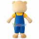 Baby Bear Wearing Pocket Bodysuit Mascot Costume