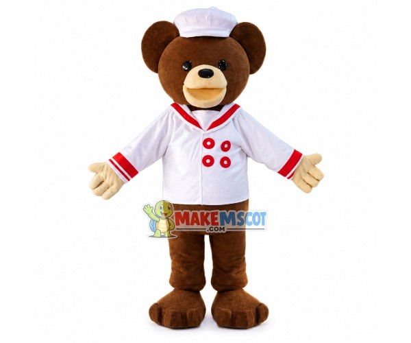 Pleased Patissier Bear Mascot Costume