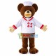 Pleased Patissier Bear Mascot Costume Pleased Patissier Bear Mascot Costume