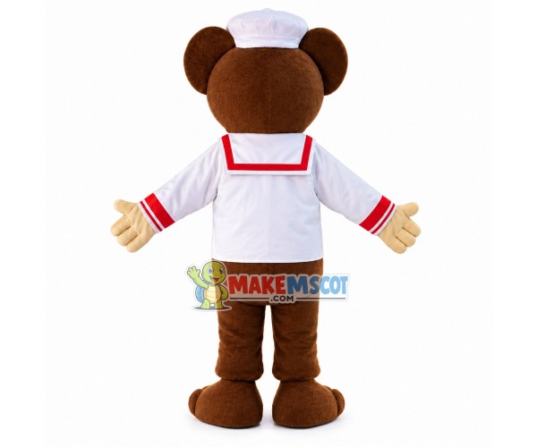 Pleased Patissier Bear Mascot Costume Pleased Patissier Bear Mascot Costume