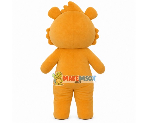 Navie Yellow Little Lion Mascot Costume