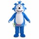 Frank Light Blue Tired Bear Mascot Costume Frank Light Blue Tired Bear Mascot Costume