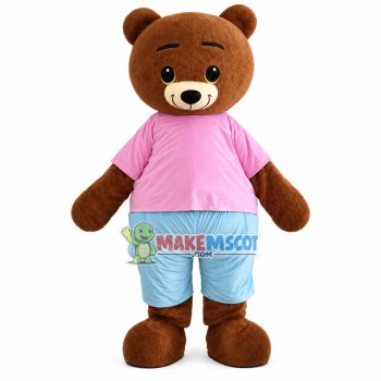 Gentle Housewife Mother Bear Mascot Costume