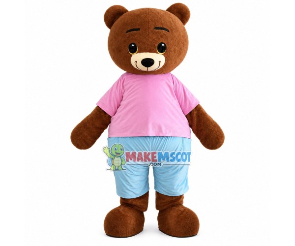 Gentle Housewife Mother Bear Mascot Costume