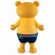 Cute Bear In The Tight Shirt Mascot Costume
