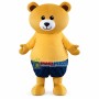 Cute Bear In The Tight Shirt Mascot Costume