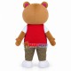 Brown Bear Wearing Red Waistcoat Mascot Costume Brown Bear Wearing Red Waistcoat Mascot Costume