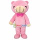 Plush Pink Smiley Bear Mascot Costume Plush Pink Smiley Bear Mascot Costume