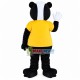 Female Black Bear With Shirt Mascot Costume Female Black Bear With Shirt Mascot Costume