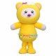 Cute Yellow Hooded Baby Bear Mascot Costume Cute Yellow Hooded Baby Bear Mascot Costume