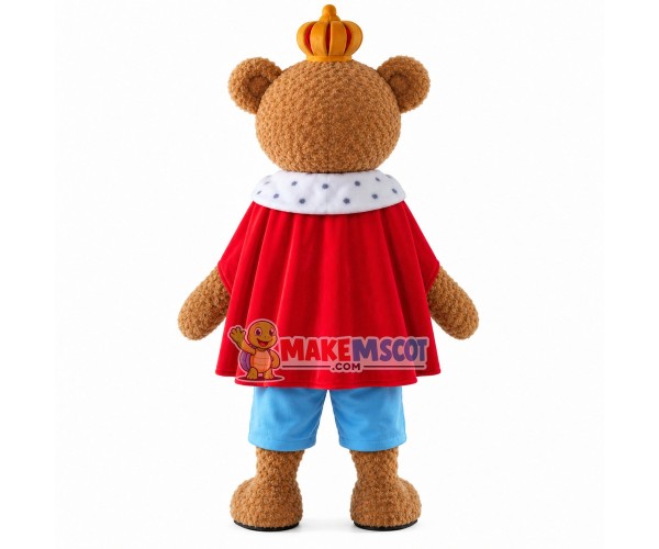 Honorable Crown Bear Soft Mascot Costume Honorable Crown Bear Soft Mascot Costume