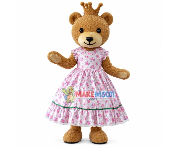 Honorable Crown Bear Soft Mascot Costume Honorable Crown Bear Soft Mascot Costume
