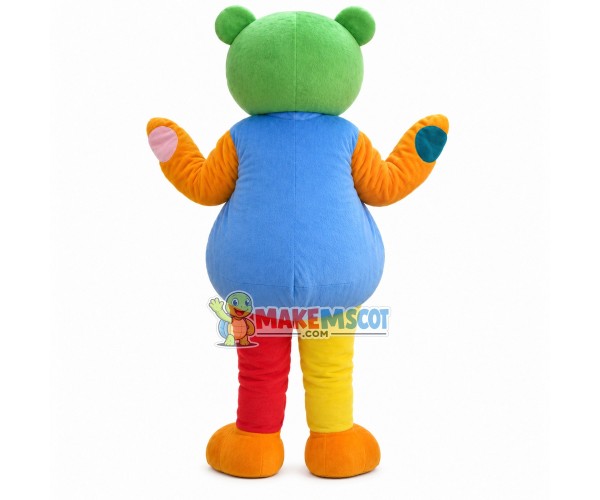 Colorful Bear Adult Size Mascot Costume