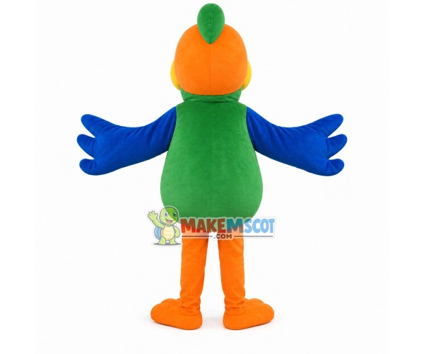 Noisy Little Green Parrot Mascot Costume for Adult Noisy Little Green Parrot Mascot Costume for Adult