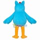 Funny Light Blue Love Owl Mascot Costume Funny Light Blue Love Owl Mascot Costume