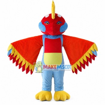 Blue Peacock of The Zoo Mascot Costume Blue Peacock of The Zoo Mascot Costume