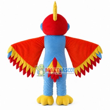 Blue Peacock of The Zoo Mascot Costume
