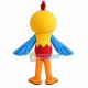 Little Chicken With Blue Wings Mascot Costume Little Chicken With Blue Wings Mascot Costume