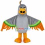Serious The Gray Eagle Mascot Costume