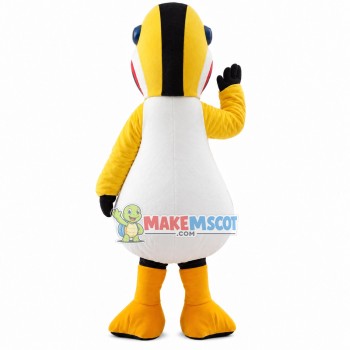 The Large Yellow & White Toucan Mascot Costume