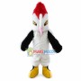 Short Plush Flamingo With Fierce Look Mascot Costume