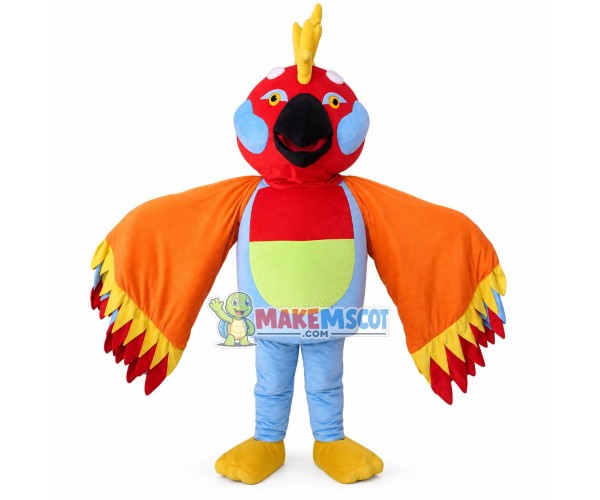 Big-winged Polychromatic Bird Mascot Costume Big-winged Polychromatic Bird Mascot Costume