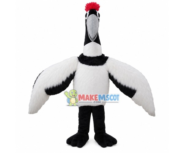 Long Necked Plush Ostrich Mascot Costume