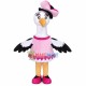 Elegant Ostrich In The Dinner Suit Mascot Costume Elegant Ostrich In The Dinner Suit Mascot Costume
