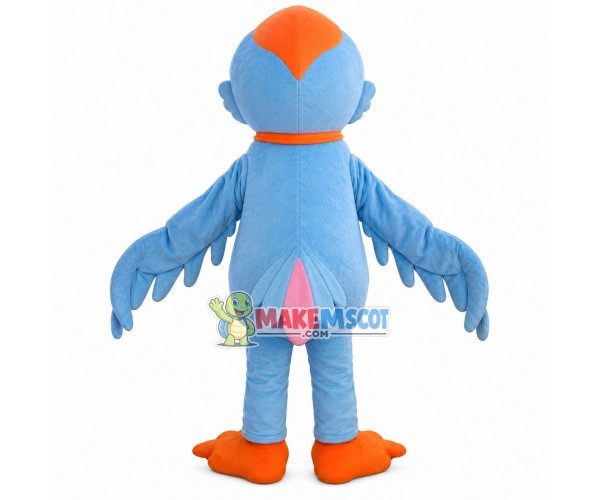 Sky Blue Blush Wild Duck Mascot Costume Sky Blue Blush Wild Duck Mascot Costume