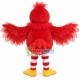Red Duck With Light Silk Scarf Mascot Costume