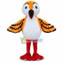 Small Sparrow With Orange Wings Mascot Costume