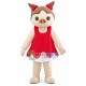 The Pig Sister With Vest Dress Mascot Costume The Pig Sister With Vest Dress Mascot Costume