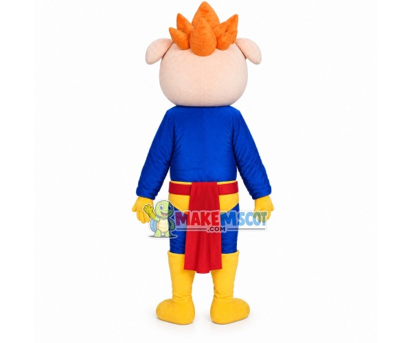 Arrogant The Muscular Super Q Mascot Costume