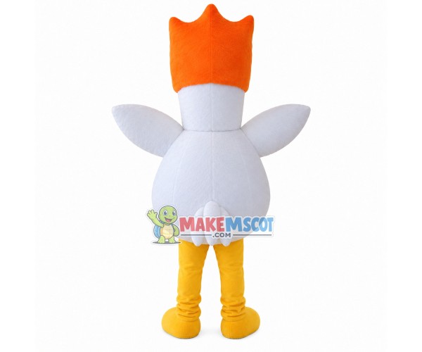 Lightweight Orange Head Chicken Mascot Costume Lightweight Orange Head Chicken Mascot Costume