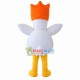 Lightweight Orange Head Chicken Mascot Costume Lightweight Orange Head Chicken Mascot Costume