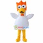 Lightweight Orange Head Chicken Mascot Costume