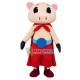 Super Pig With Belt Mascot Costume Super Pig With Belt Mascot Costume