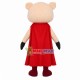 Super Pig With Belt Mascot Costume Super Pig With Belt Mascot Costume