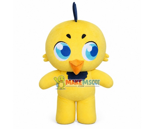 Shiny Big Eyes Chicken Cartoon Mascot Costume Shiny Big Eyes Chicken Cartoon Mascot Costume
