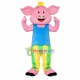 Handmade Soft Pink Pig Mascot Costume Handmade Soft Pink Pig Mascot Costume