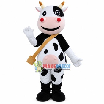 Healthy Growing Cow Mascot Costume
