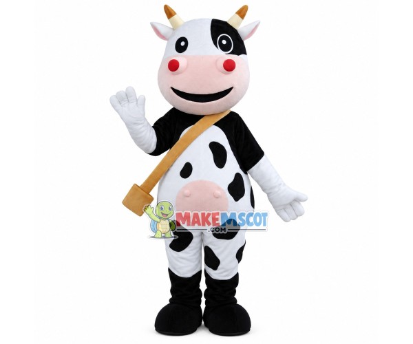 Healthy Growing Cow Mascot Costume