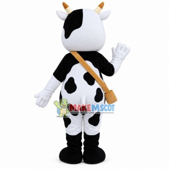 Healthy Growing Cow Mascot Costume Healthy Growing Cow Mascot Costume