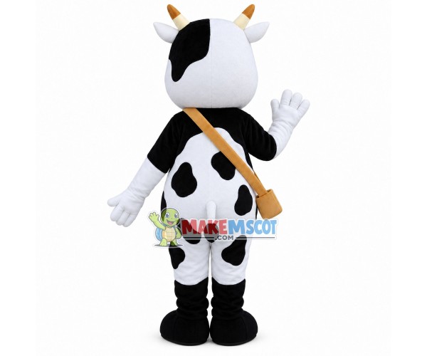 Healthy Growing Cow Mascot Costume Healthy Growing Cow Mascot Costume