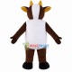 Marked Calf of The Farm Mascot Costume Marked Calf of The Farm Mascot Costume